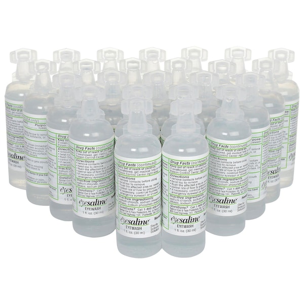 Honeywell Safety Products Eyesaline Personal Eyewash Products, 24PK 32-000451-0000 - main